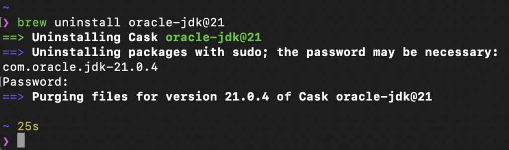 brew install oracle-jdk@21